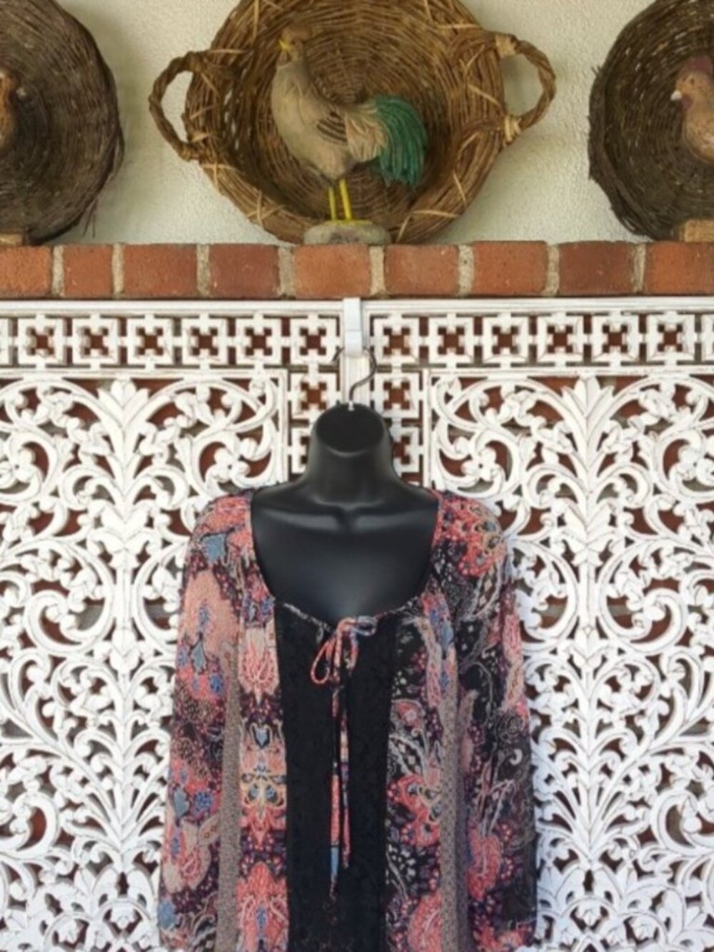 Long Sleeved Multi Color Casual Blouse - Picture 11 of 14